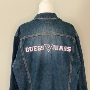 90s Guess Logo Denim Jacket